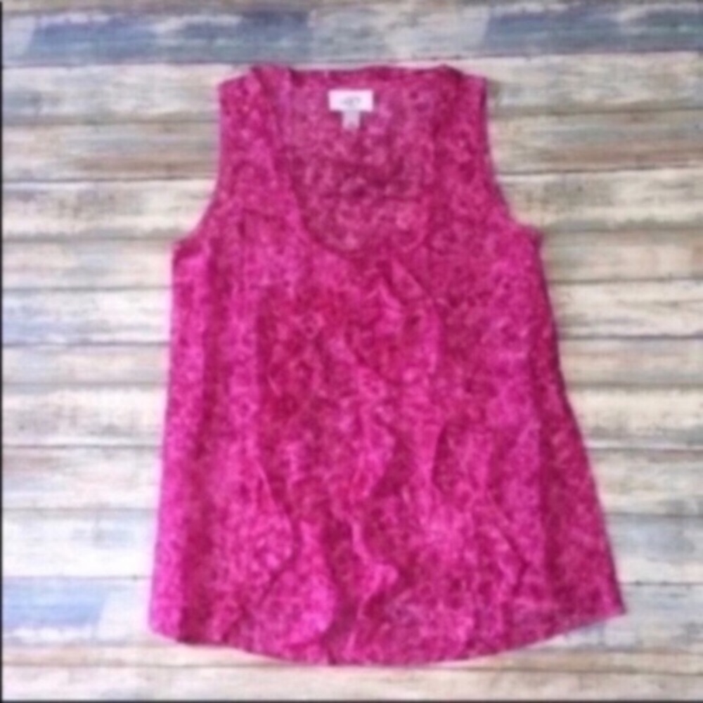Loft Sheer Sleeveless Blouse